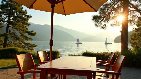 Les meilleures tables avec vue sur le lac Léman à Évian