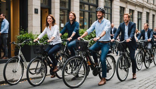 La location de vélos : un atout surprenant pour la santé et la productivité en entreprise